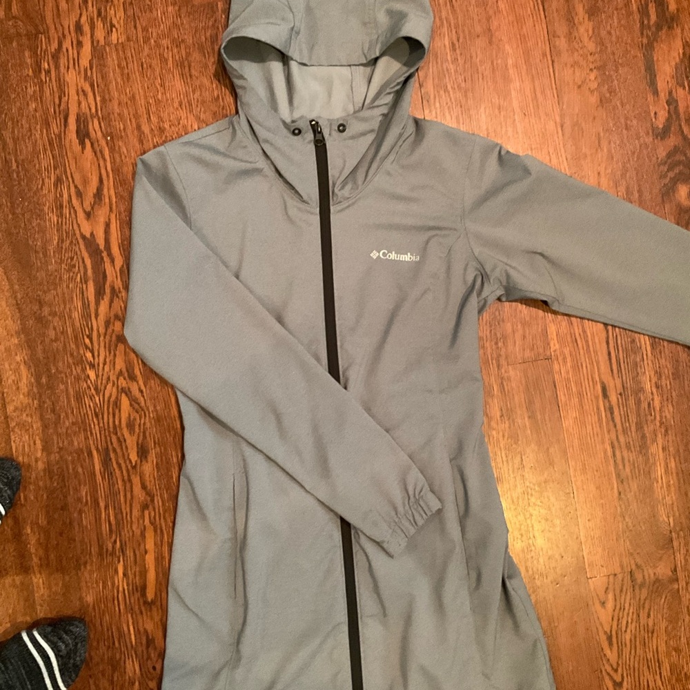 Columbia Gray Hooded Jacket